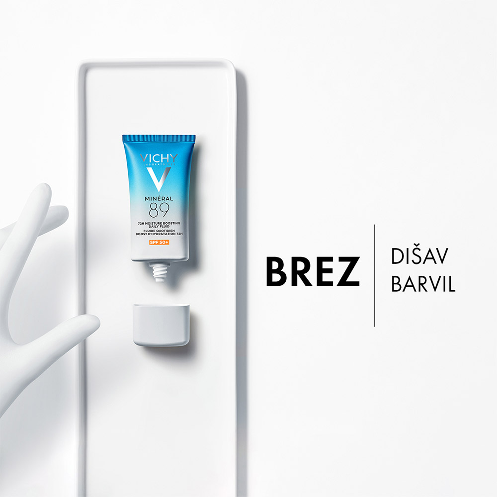 Vichy Mineral 89, dnevni fluid za 72-urno vlaženje kože - ZF 50+ (50 ml)