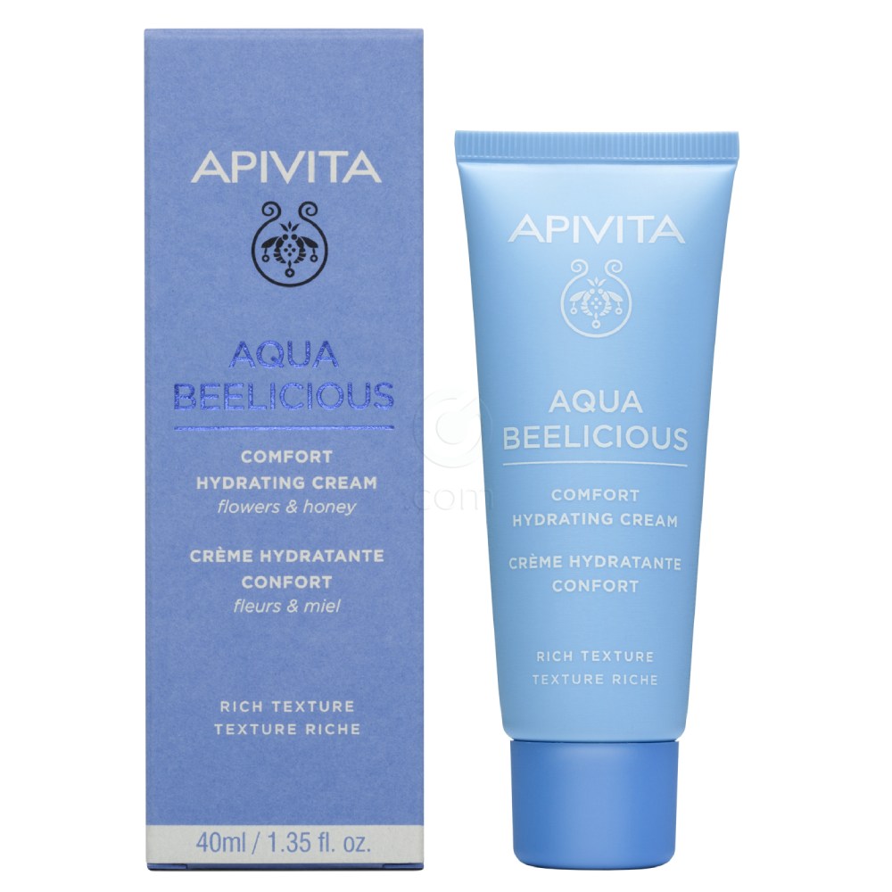 Apivita Aqua Beelicious Comfort, vlažilna krema z bogato teksturo (40 ml)