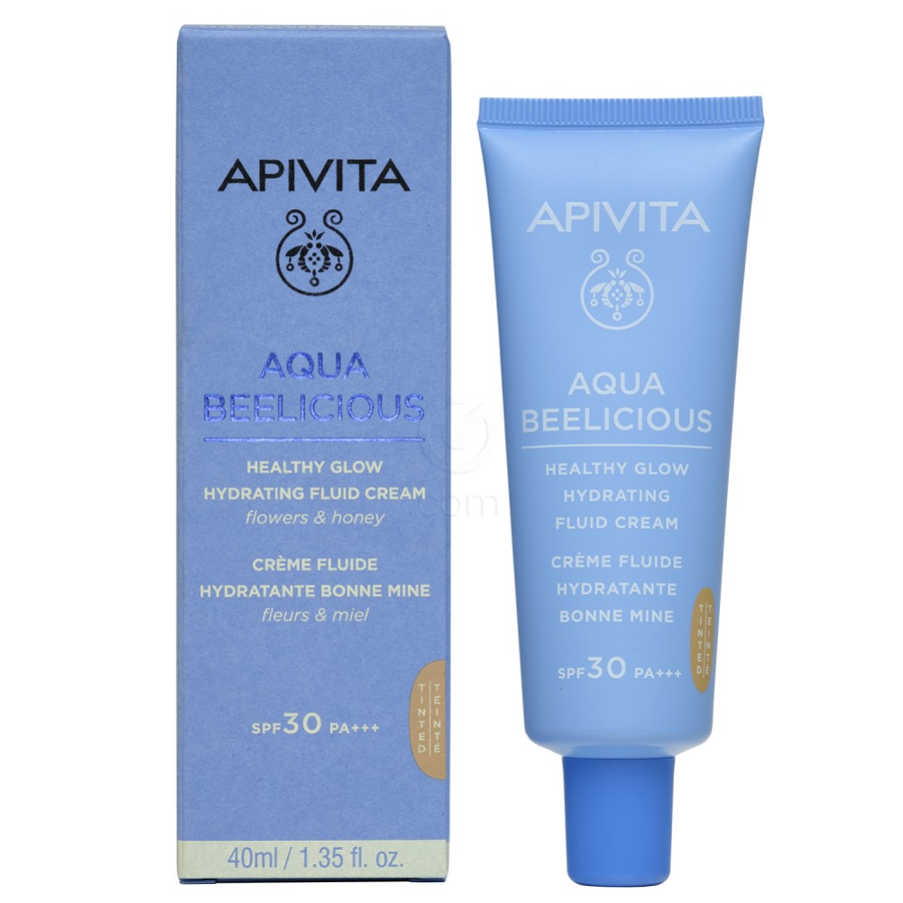 Apivita Aqua Beelicious, obarvana vlažilna krema - ZF30 (40 ml)