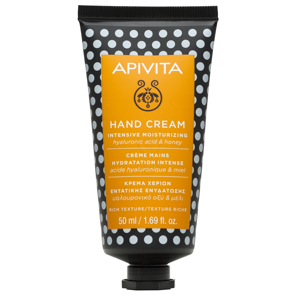 Apivita, intenzivna vlažilna krema za roke s hialuronsko kislino in medom (50 ml)