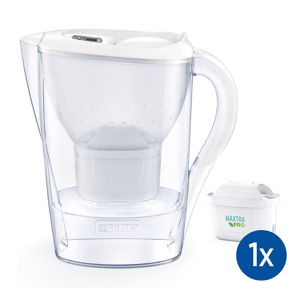 Brita Marella Cool, vrč za filtriranje vode - bele barve (2,4 l)