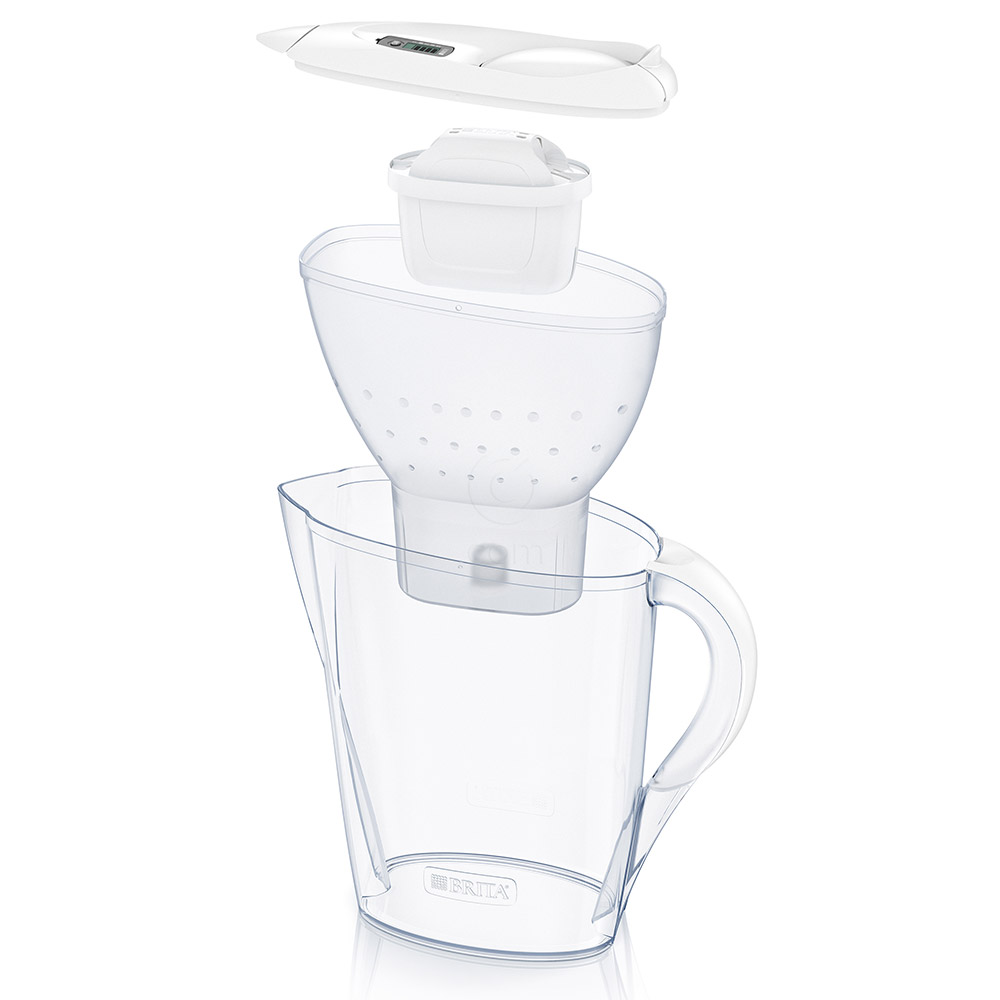 Brita Marella Cool, vrč za filtriranje vode - bele barve (2,4 l)