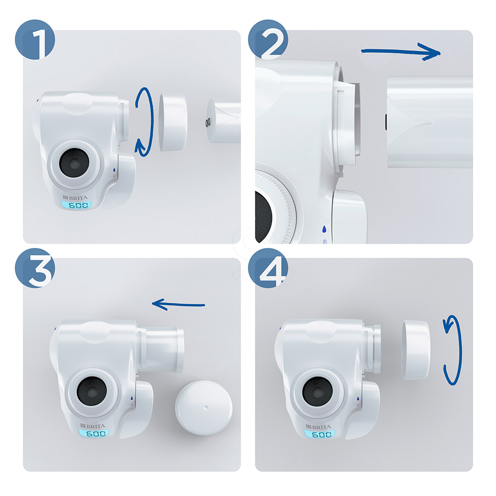Brita On Tap Pro, sistem za filtriranje vode (1 komplet)