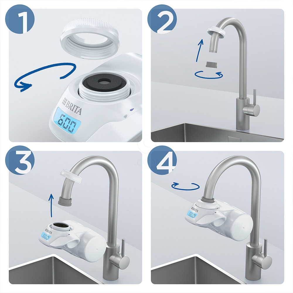 Brita On Tap Pro, sistem za filtriranje vode (1 komplet)