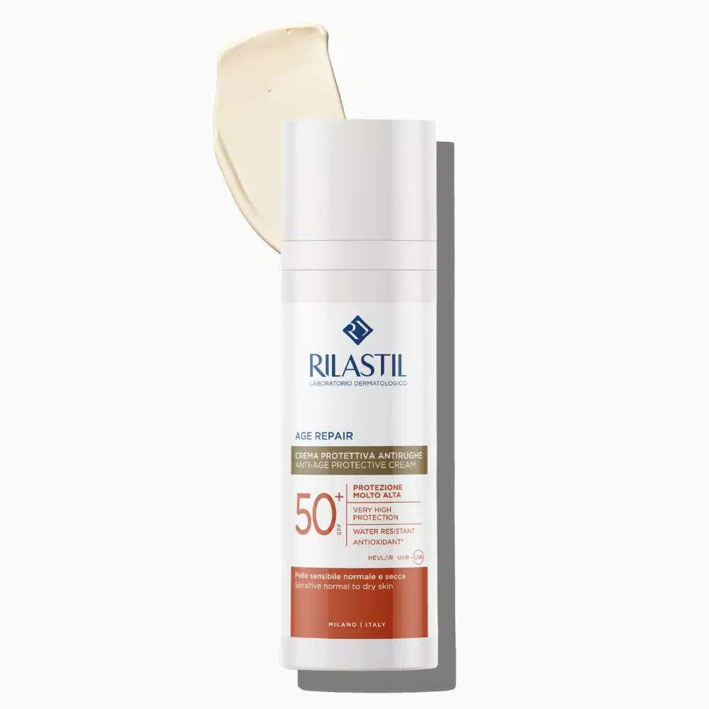 Rilastil Age Repair, krema za zaščito pred soncem - ZF 50+ (50 ml)