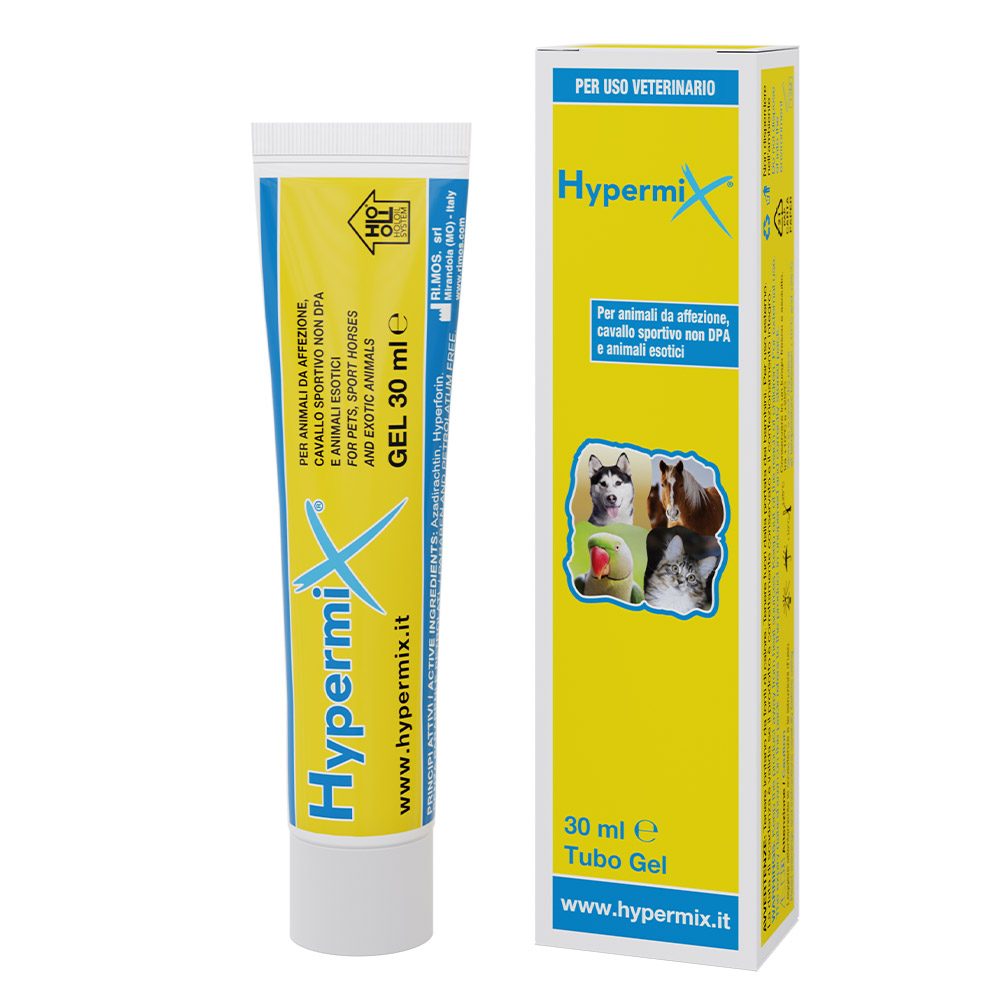 Hypermix, gel v tubi za celjenje ran pri živalih (30 ml)
