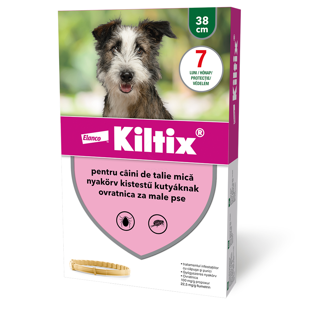 Kiltix, ovratnica za male pse (S) - 38 cm (1 ovratnica)