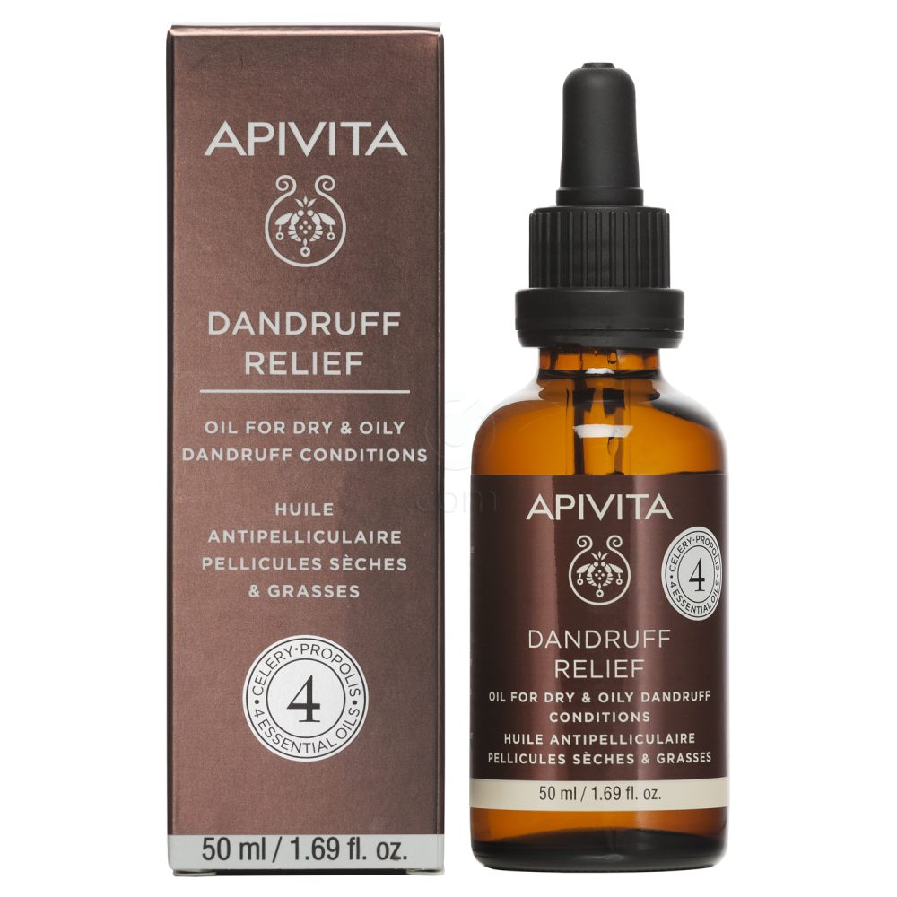 Apivita, olje proti prhljaju z zeleno in propolisom (50 ml)