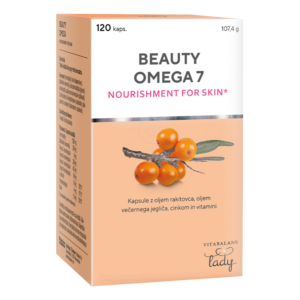 Beauty Omega-7 Vitabalans Lady, kapsule (120 kapsul)