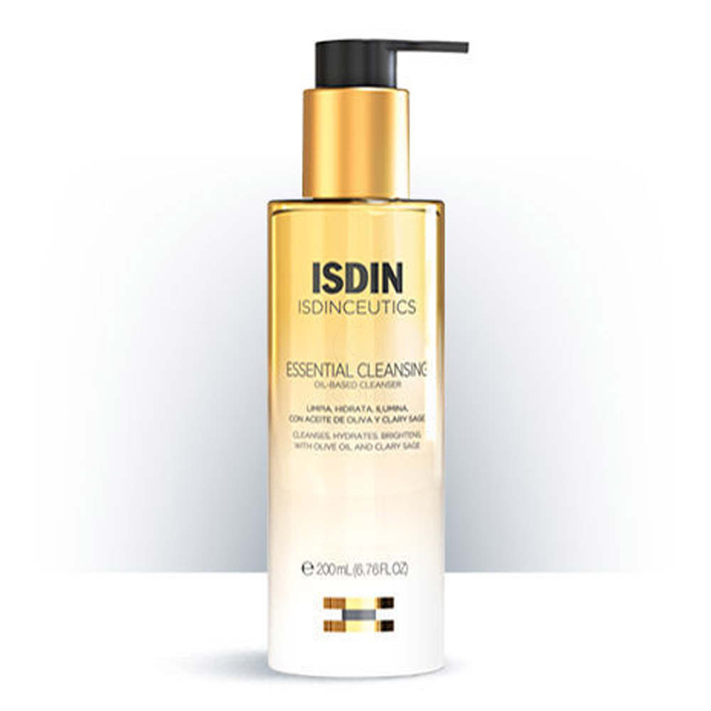 ISDIN Isdinceutics Essential Cleansing, oljni čistilec za obraz (200 ml)