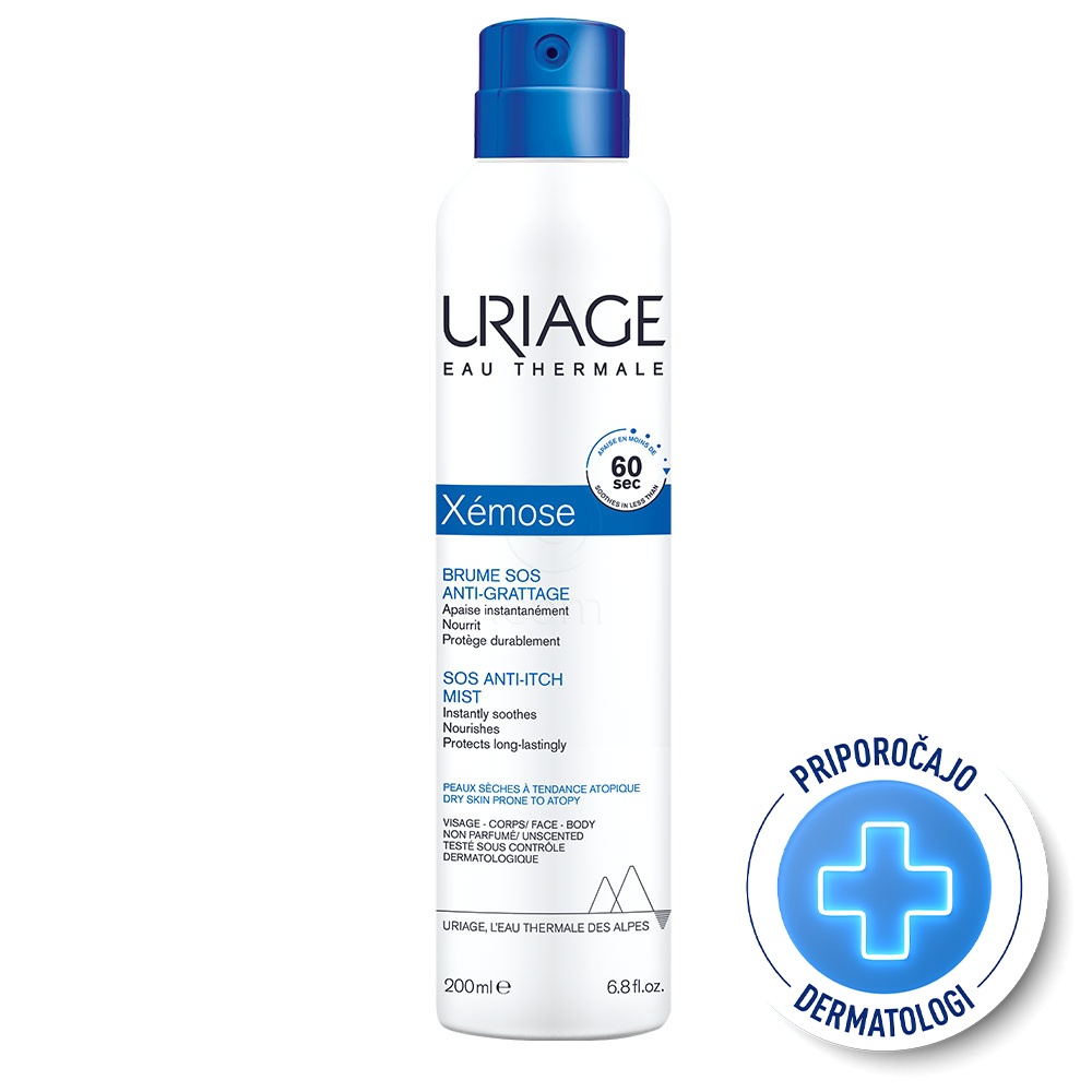 Uriage Xemose SOS, pršilo proti srbenju (200 ml)