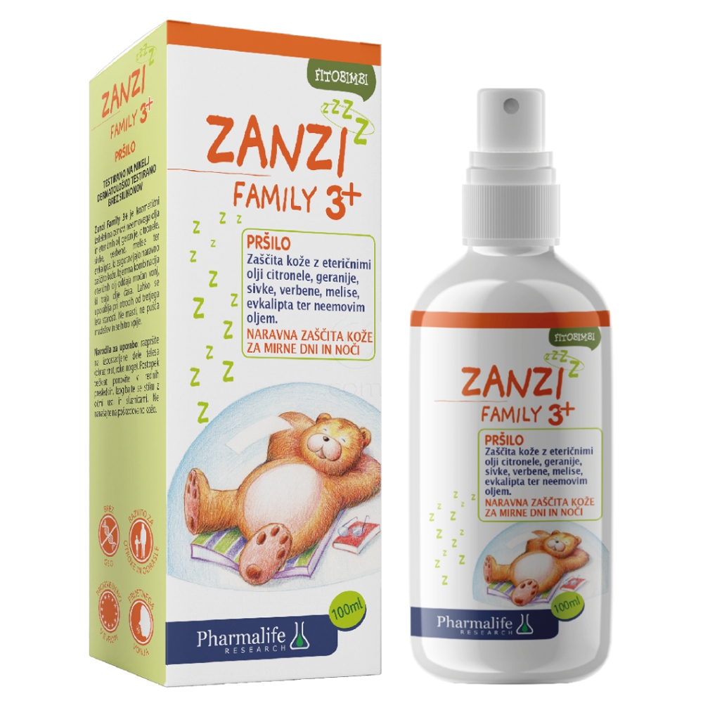 Fitobimbi Zanzi Family 3+, pršilo (100 ml)