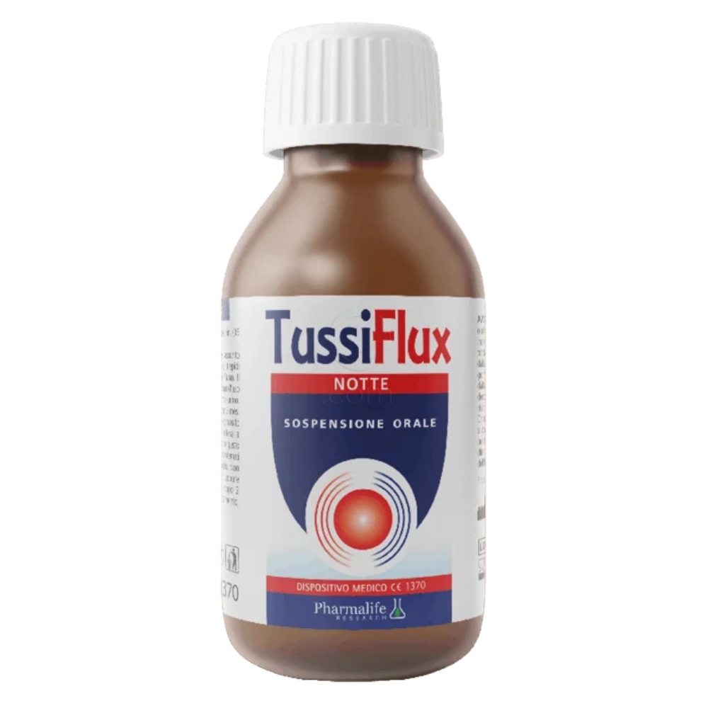 Tussiflux, peroralna suspenzija za nočni kašelj (200 ml)