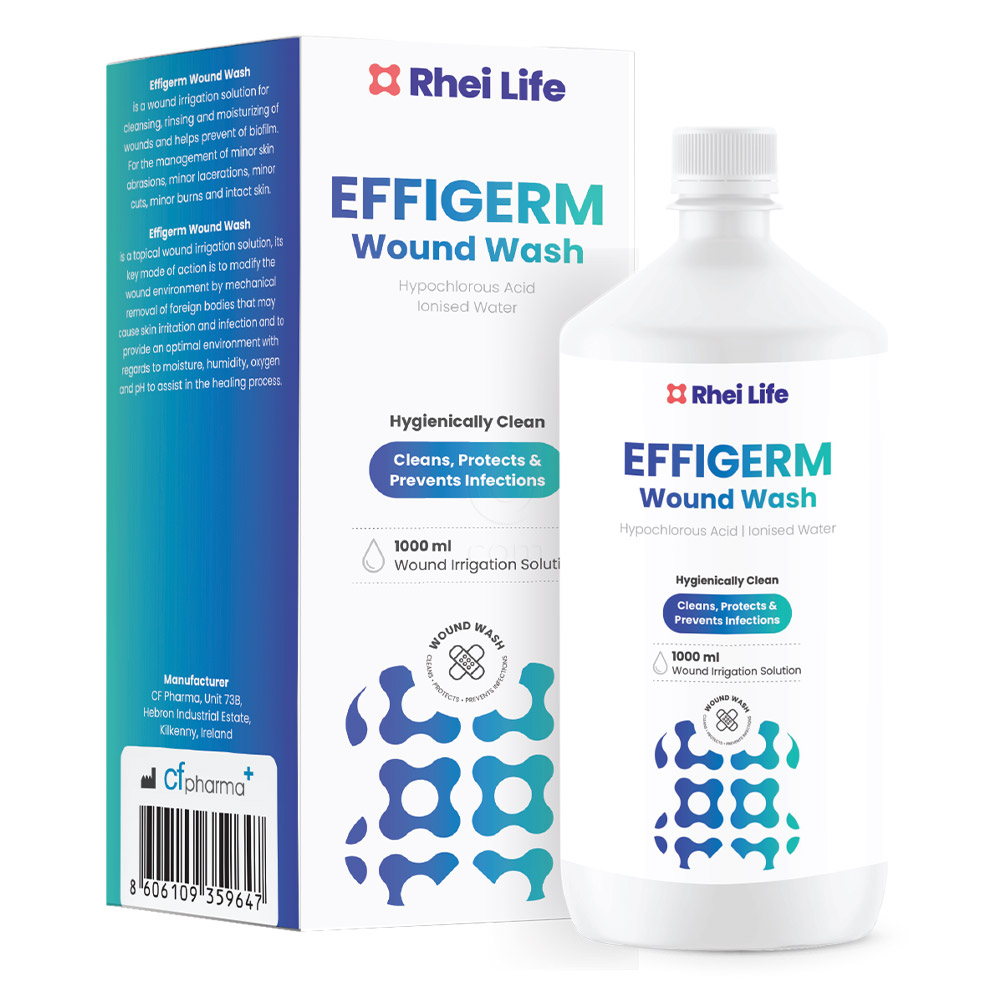 Effigerm, raztopina za izpiranje ran (1000 ml)
