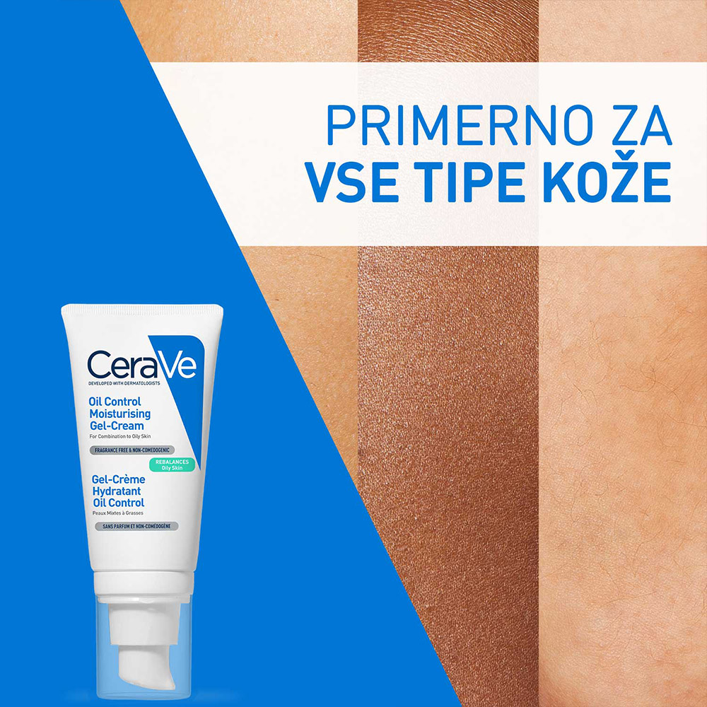 CeraVe, vlažilna gel krema za mastno kožo (52 ml)