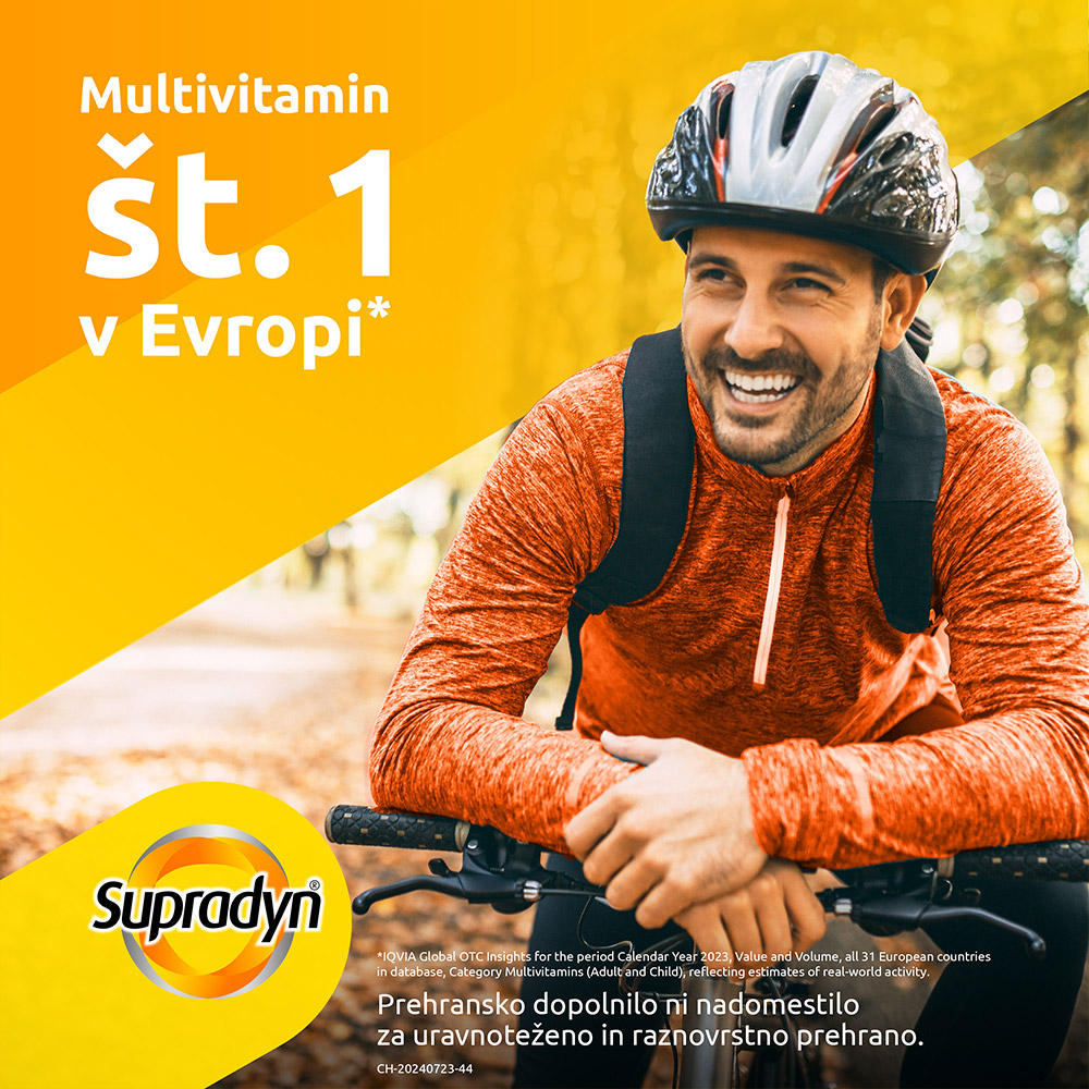 Supradyn Energija No Stress, prašek v vrečicah (20 vrečic)