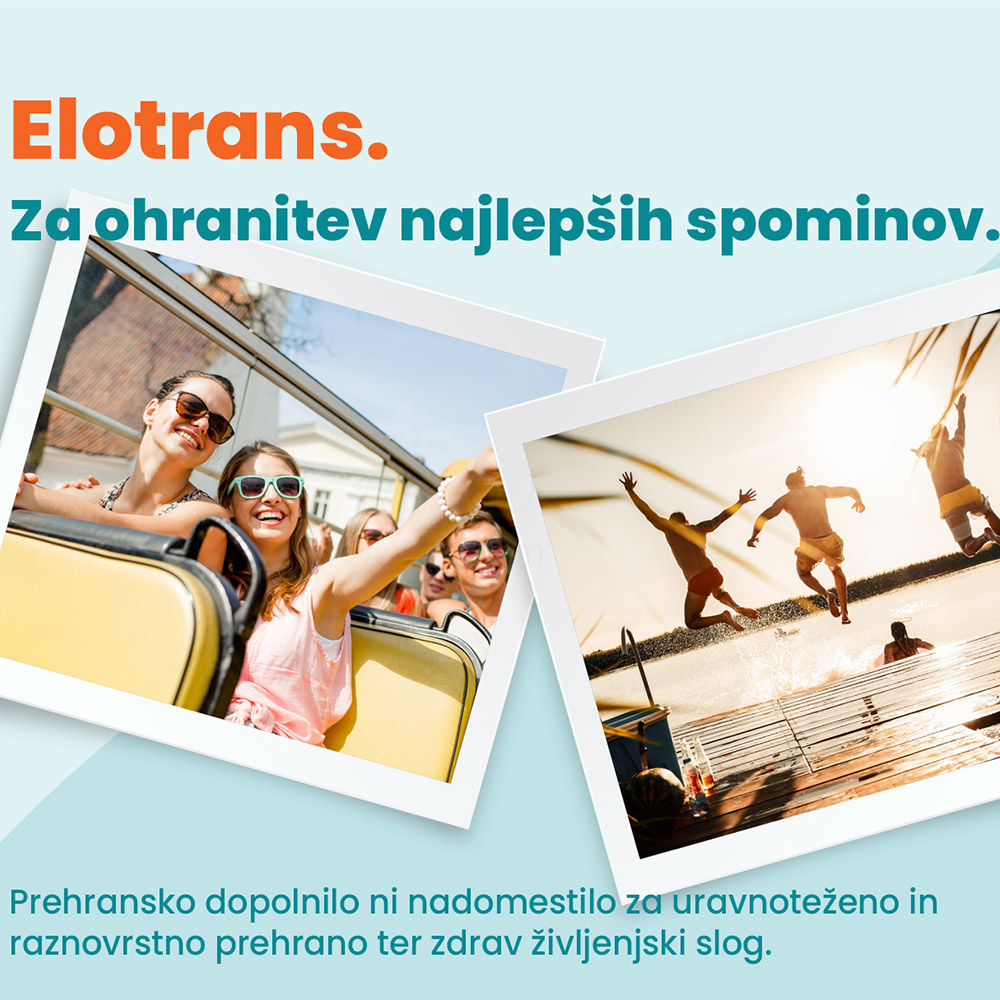 Elotrans reload, izotonična mešanica elektrolitov in glukoze - okus pomaranča - vrečke (15 x 7,57 g)