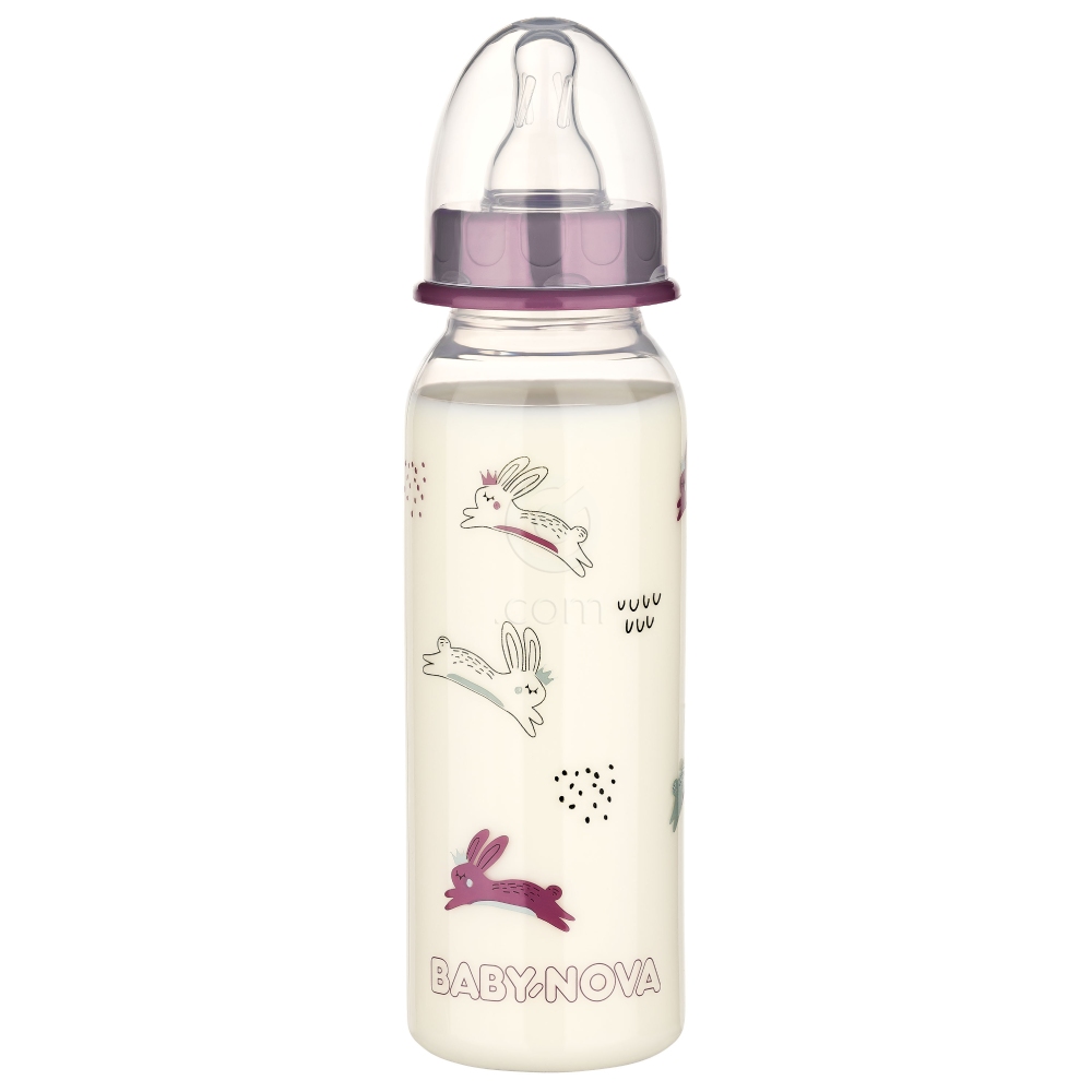 Baby-Nova PP, steklenička - pretok M (250 ml)