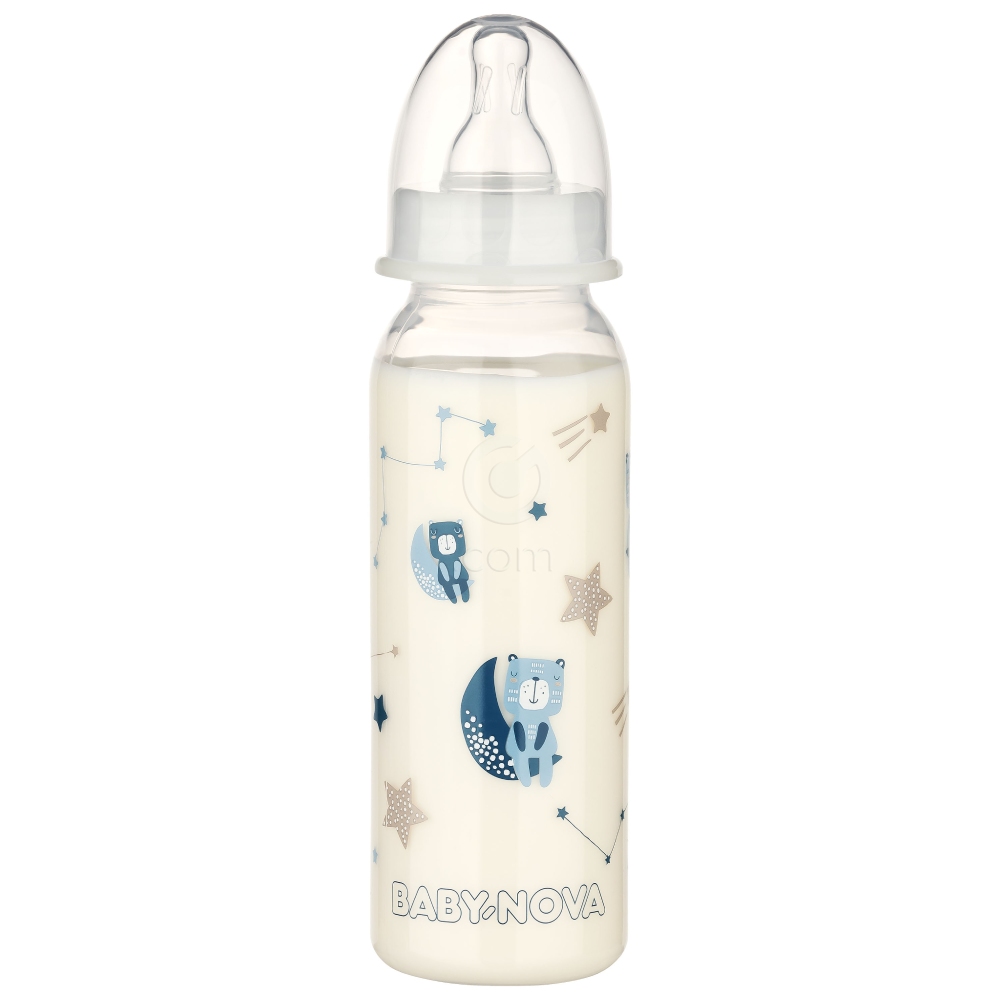 Baby-Nova PP, steklenička - pretok M (240 ml)