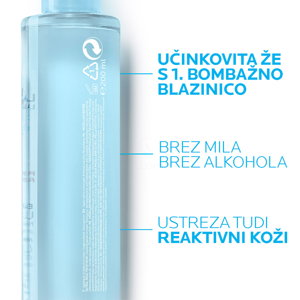 LRP Ultra, micelarna voda za reaktivno kožo (400 ml)
