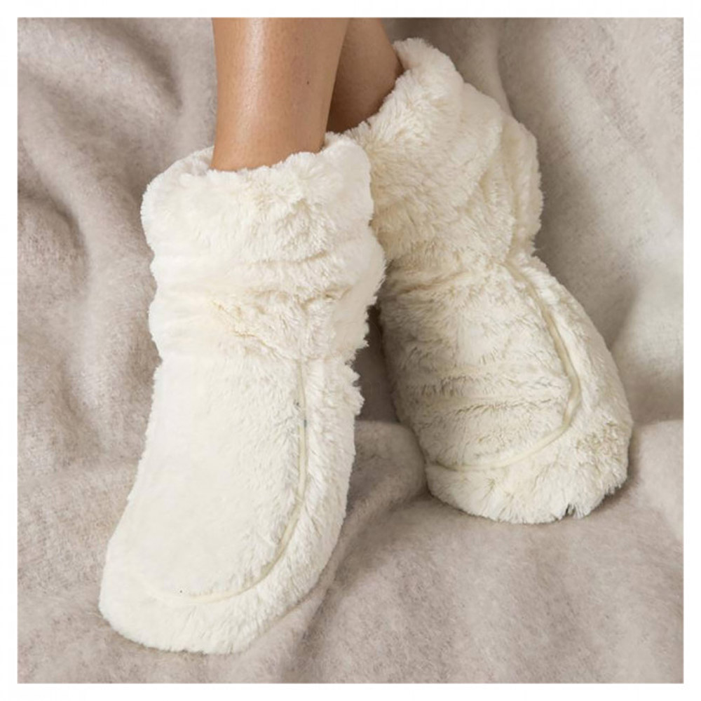 Warmies Slippies Boost, grelni copati - bež (1 komplet)