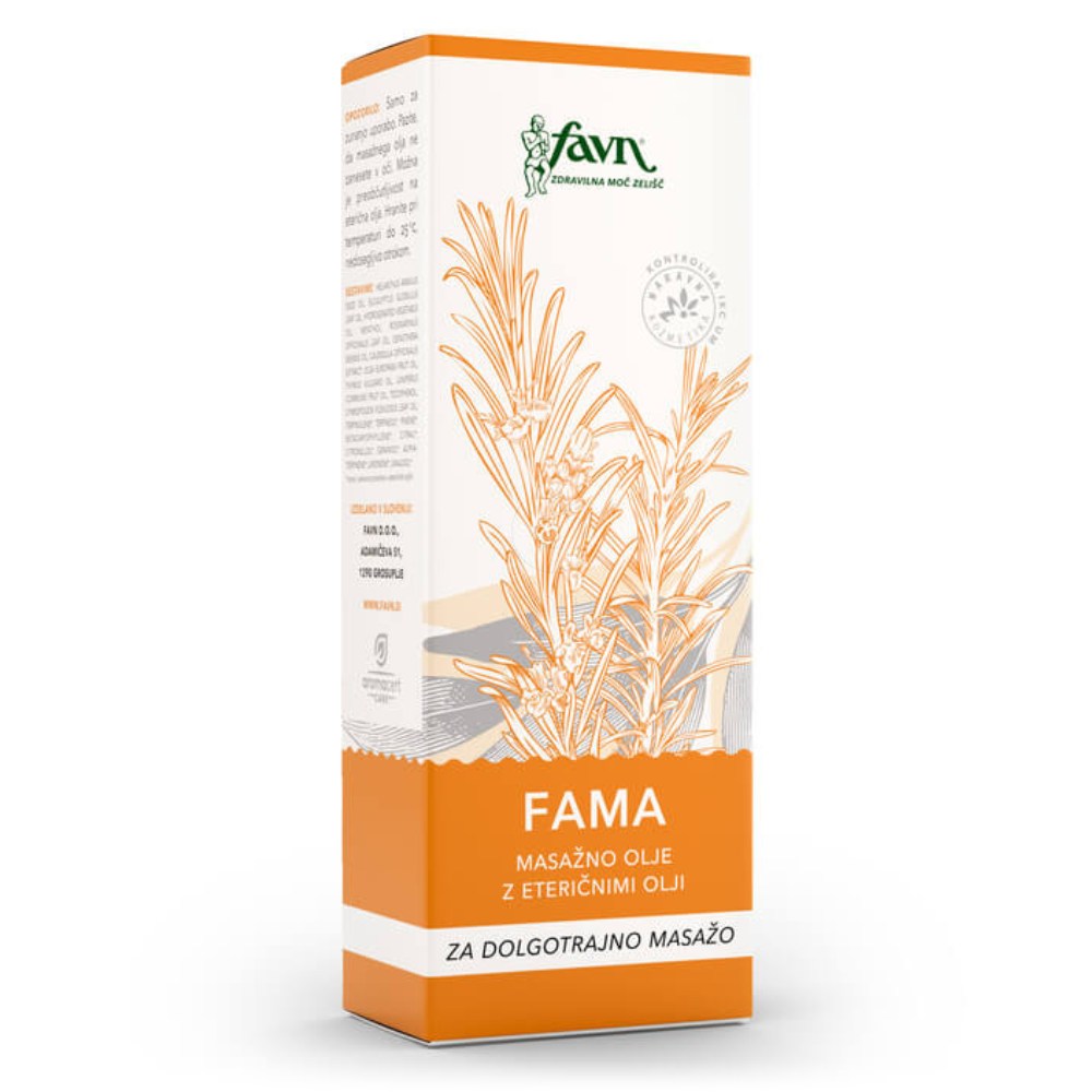 Favn Fama, masažno olje (250 ml)