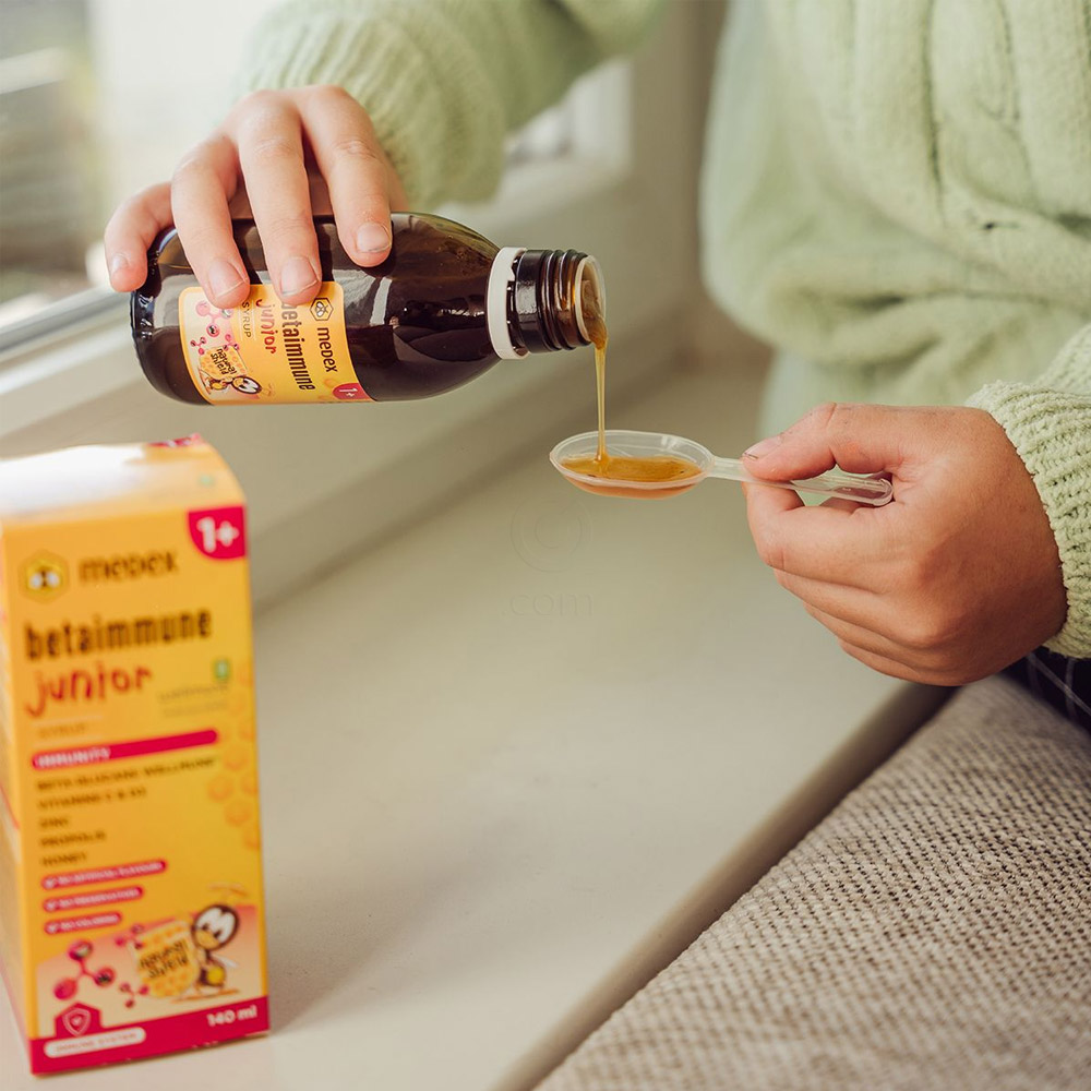 Betaimmune Junior Medex 1+, sirup (140 ml)