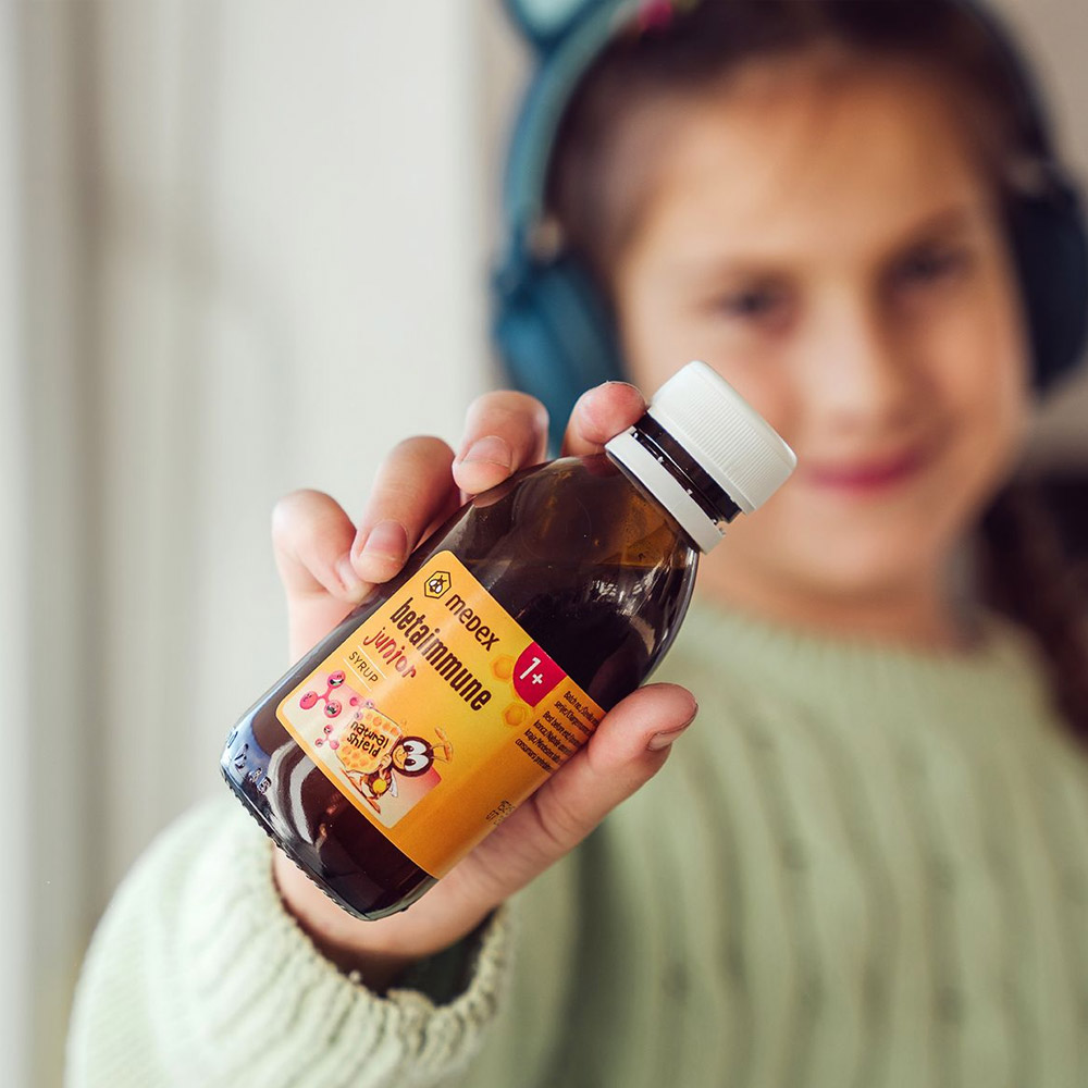 Betaimmune Junior Medex 1+, sirup (140 ml)