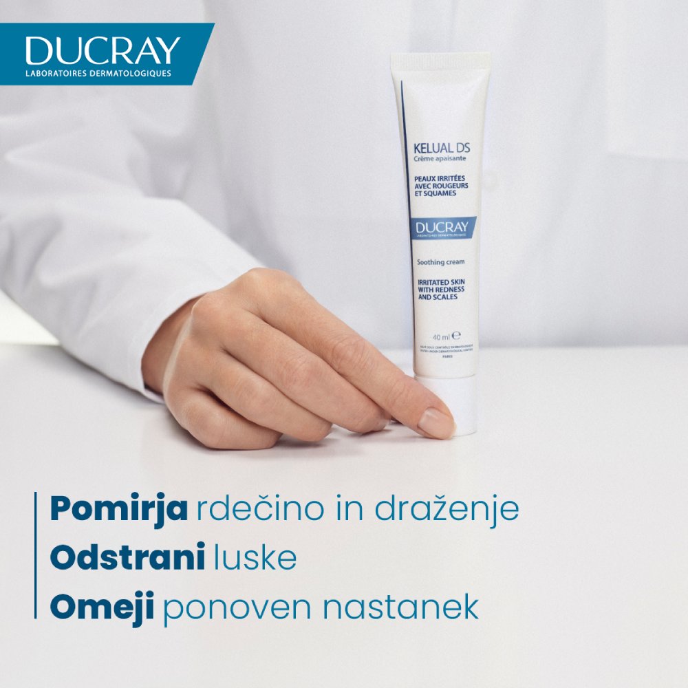 Ducray Kelual DS, pomirjujoča krema (40 ml)
