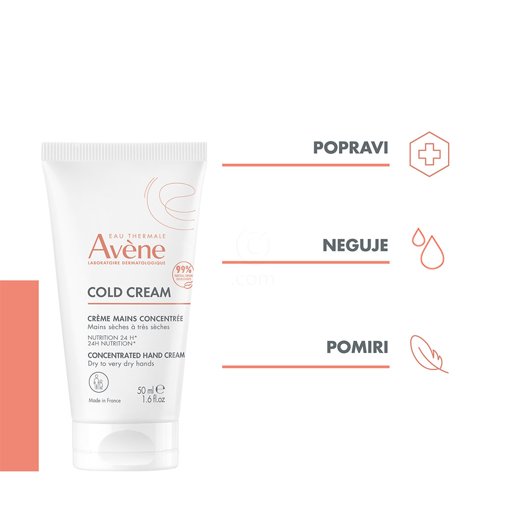 Avene Cold, koncentrirana krema za roke (50 ml)