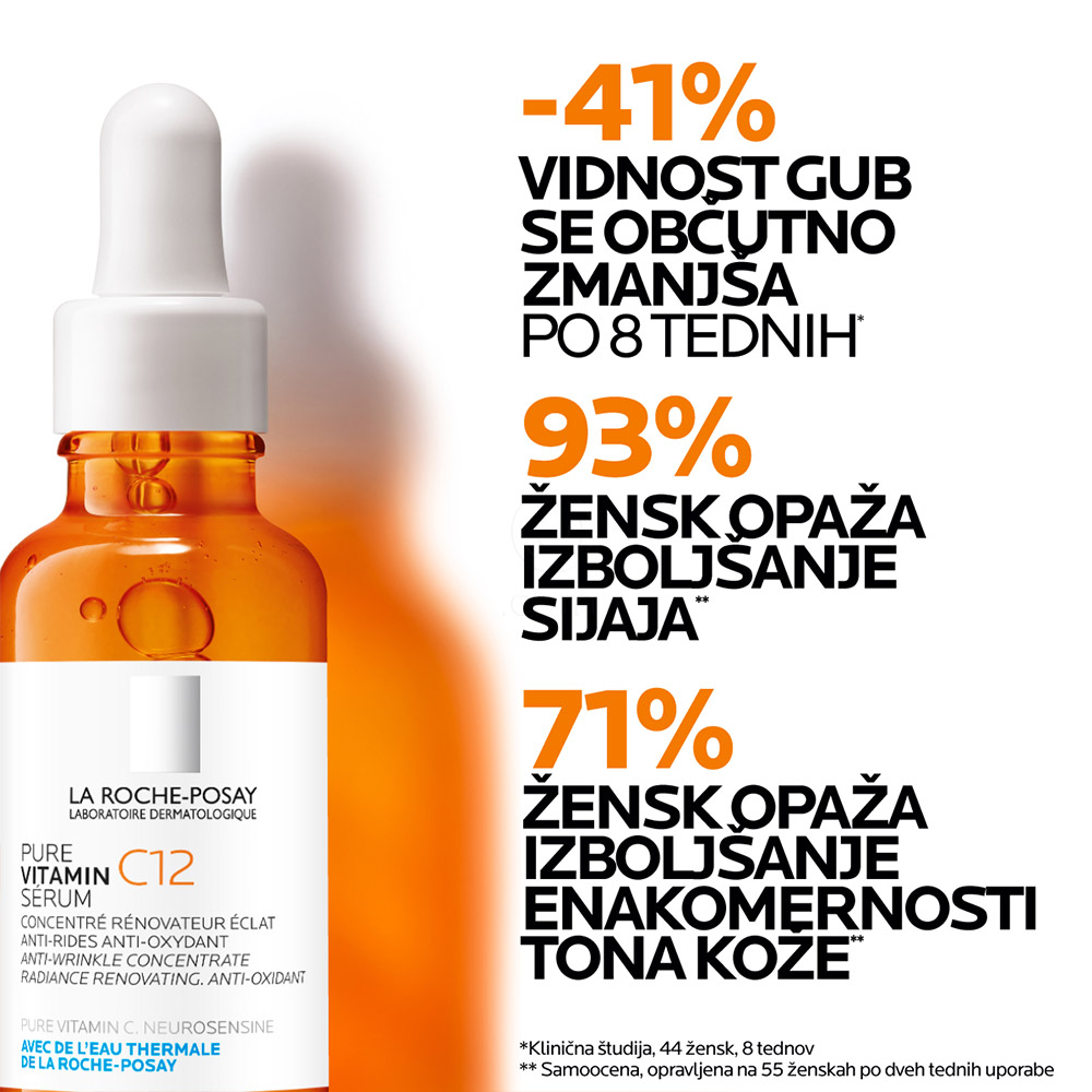 LRP Pure Vitamin C12, serum proti gubam za povrnitev sijaja (30 ml)