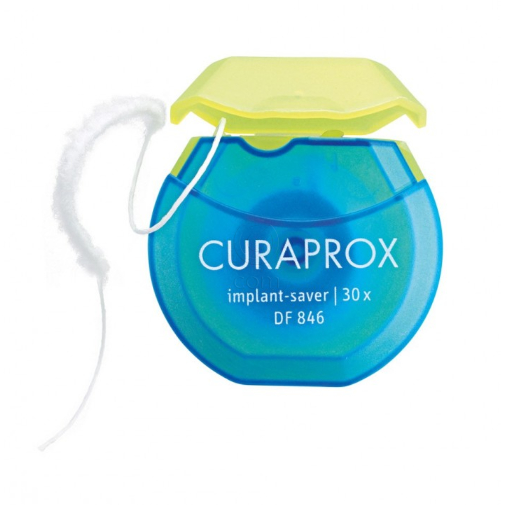 Curaprox DF846 Implant-Saver, zobna nitka (30 nitk)