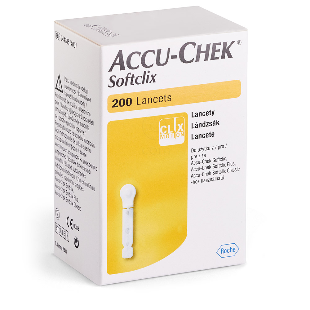 Accu-Chek Softclix, 200 lancet