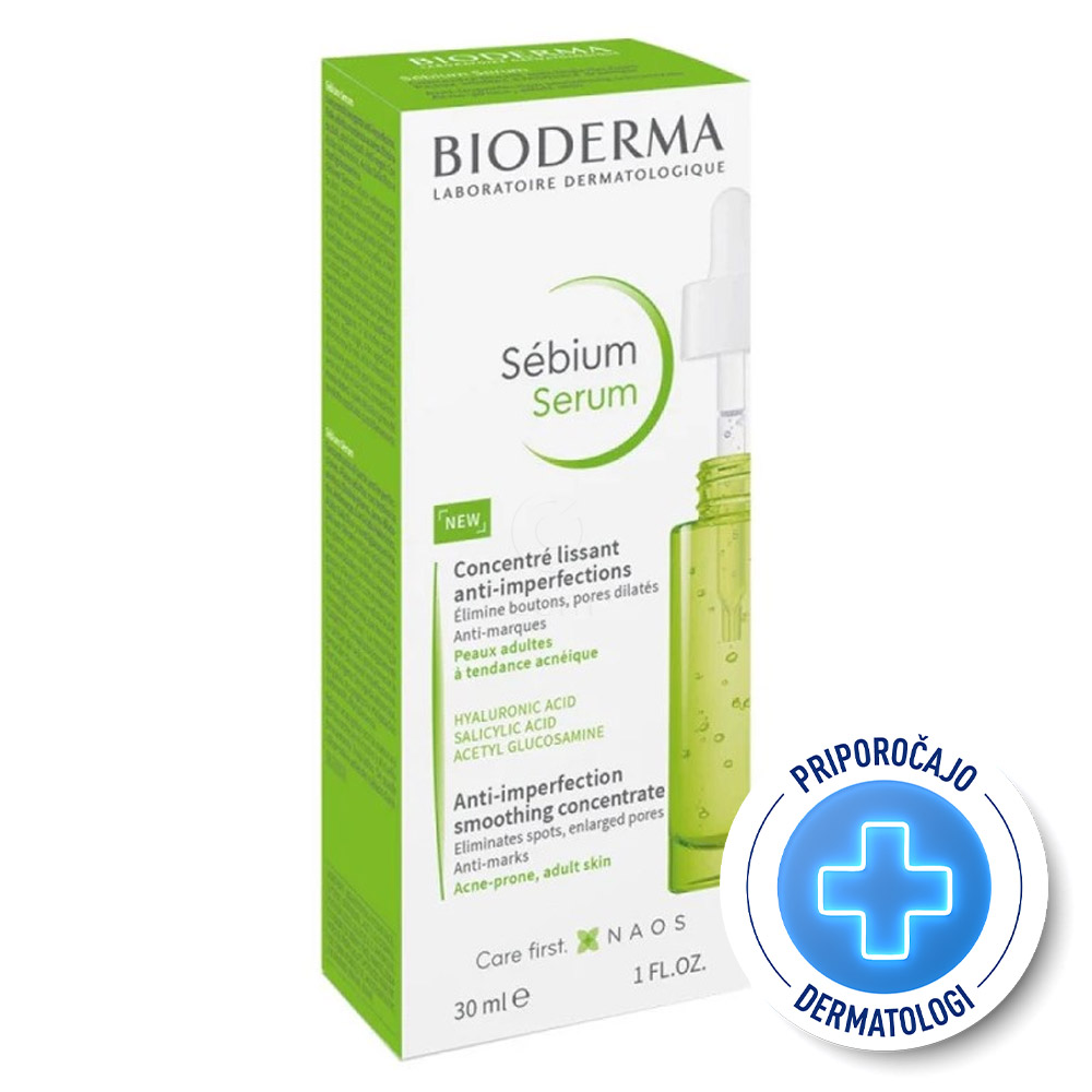 ioderma Sebium, koncentrat za nego kože nagnjene k aknam + anti-age (30 ml)