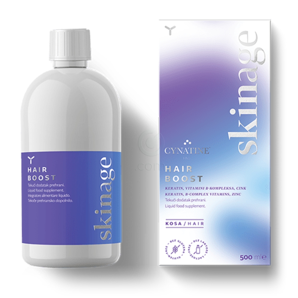 Yasenka Skinage Hair Boost, tekoče prehransko dopolnilo (500 ml)