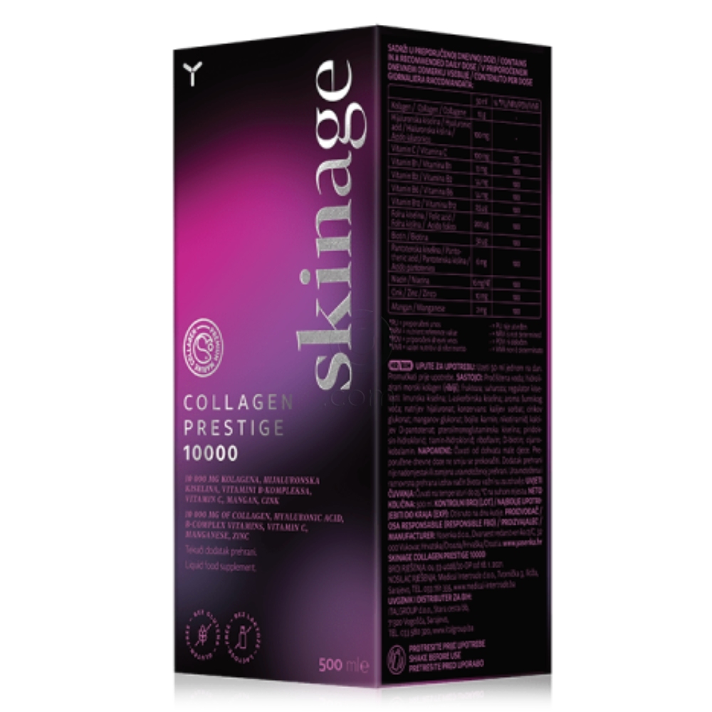 Yasenka Skinage Collagen Prestige 10.000, tekoče prehransko dopolnilo (500 ml)