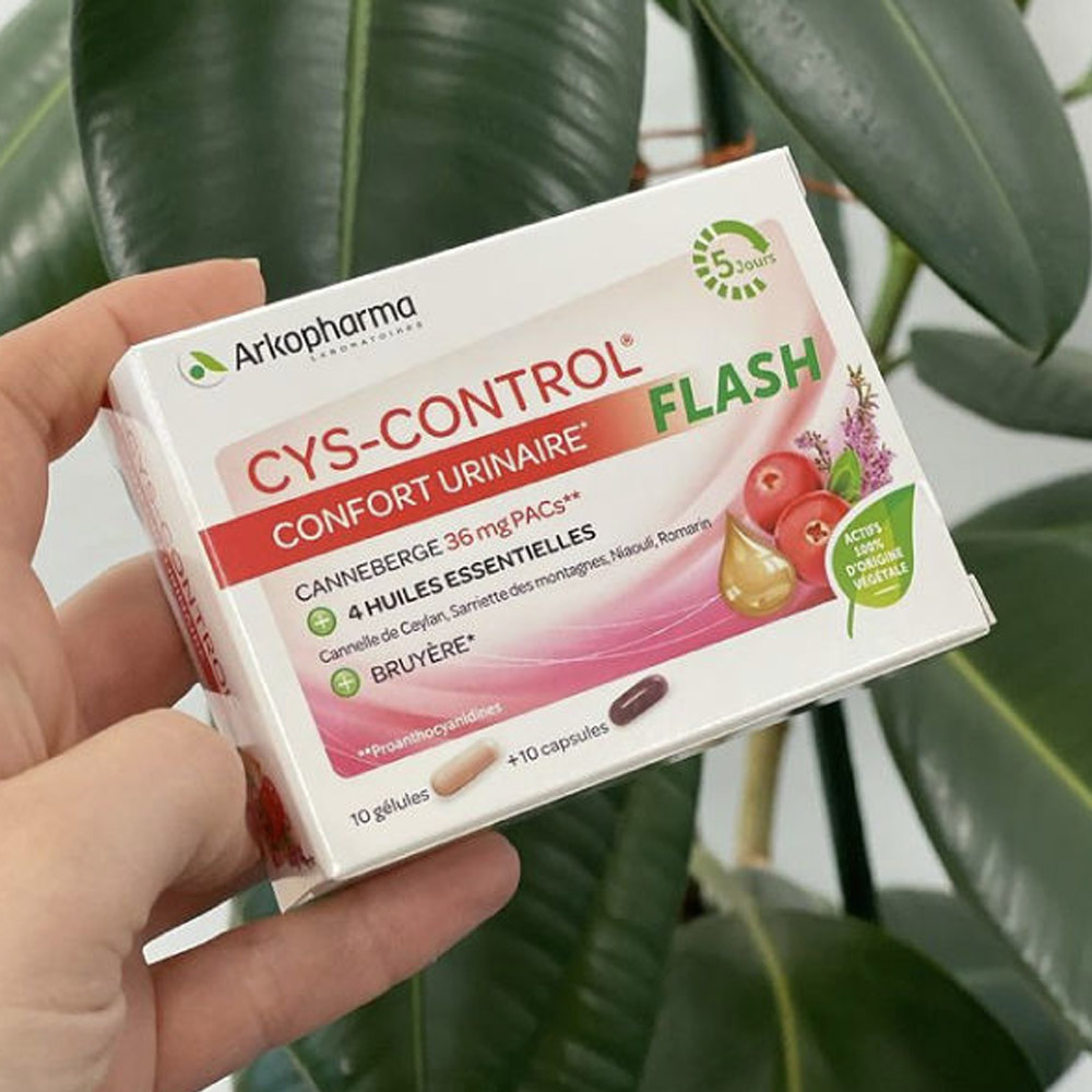 Cys-Control Flash Arkopharma, kapsule in tablete (10 tablet + 10 kapsul)