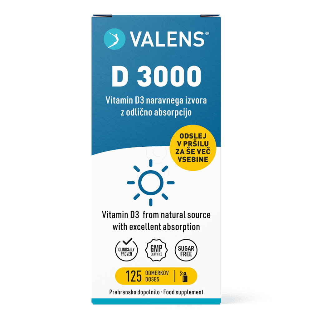 Valens D 3000, ustno pršilo (25 ml)