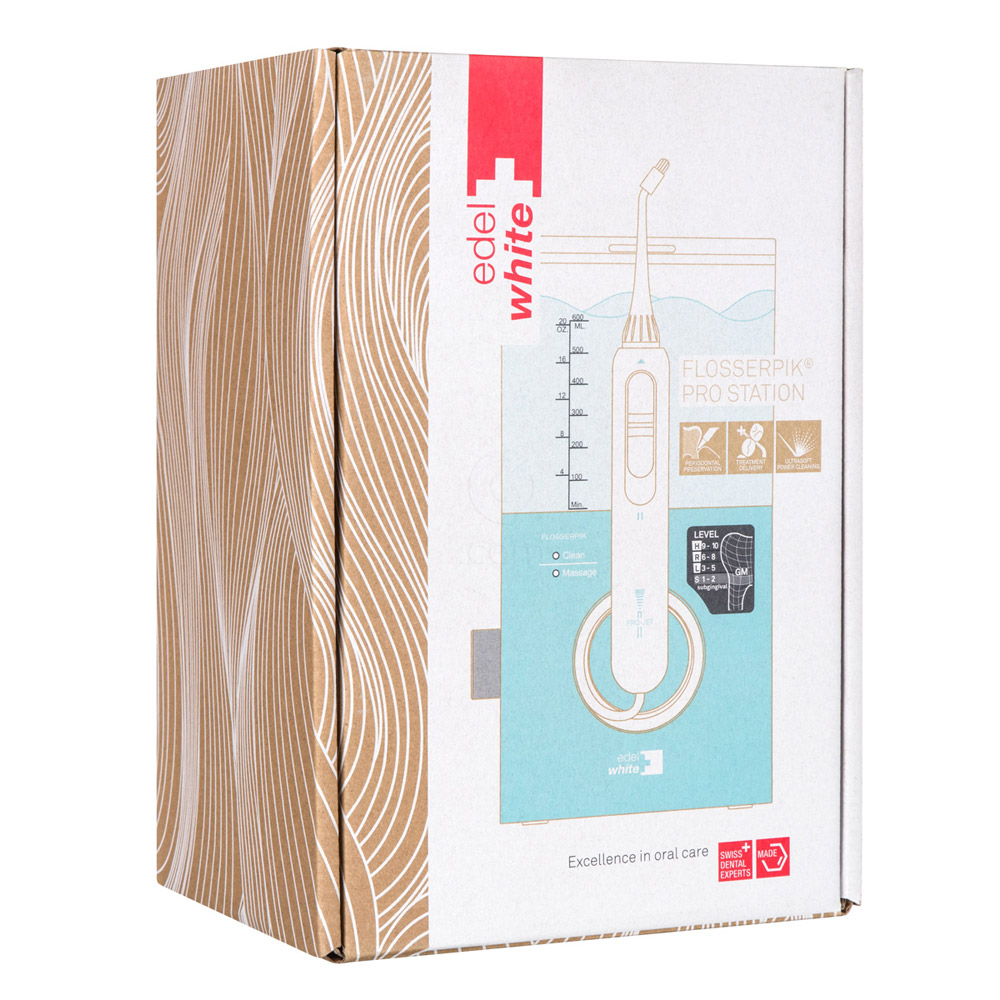 Edel+White Flosserpik Pro Station, ustna prha (1 komplet)
