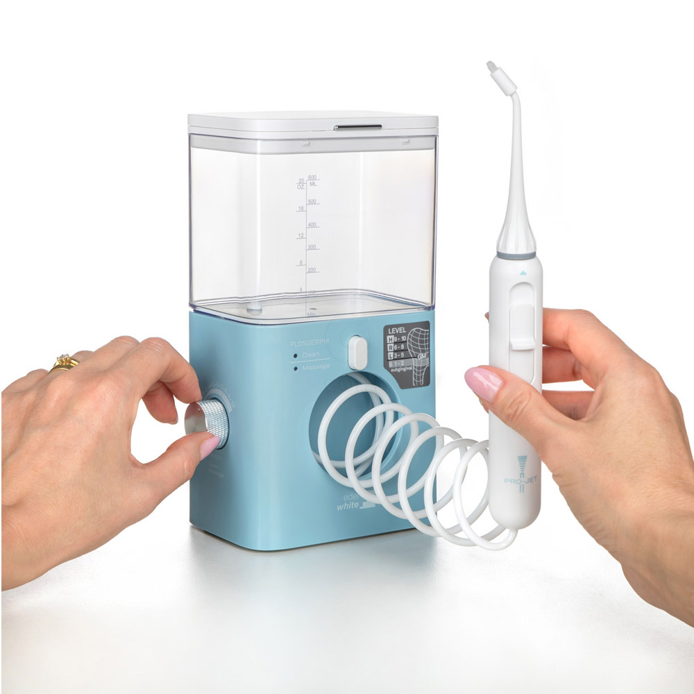 Edel+White Flosserpik Pro Station, ustna prha (1 komplet)