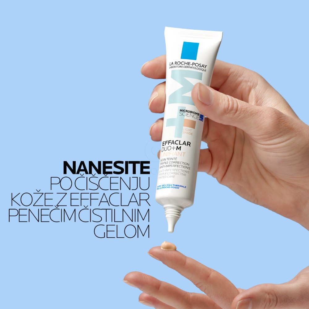 LRP Effaclar Duo+M, korektivna nega za obraz v odtenku Unifiant Light (40 ml)