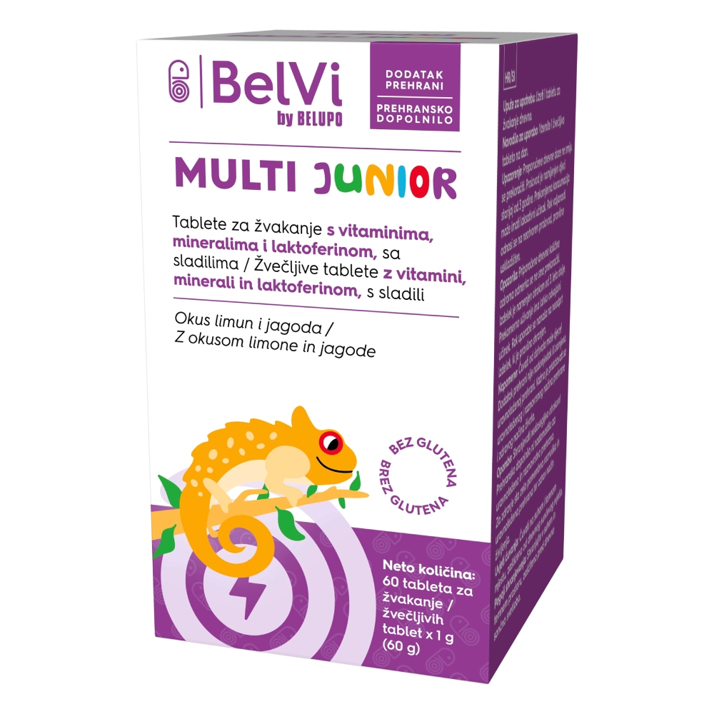 BelVi by Belupo Multi Junior, žvečljive tablete (60 žvečljivih tablet)