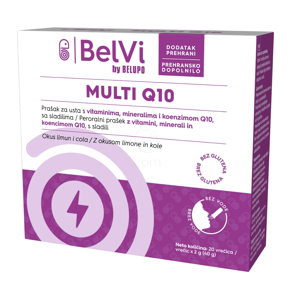 BelVi by Belupo Multi Q10, prašek v vrečicah (20 x 2 g)