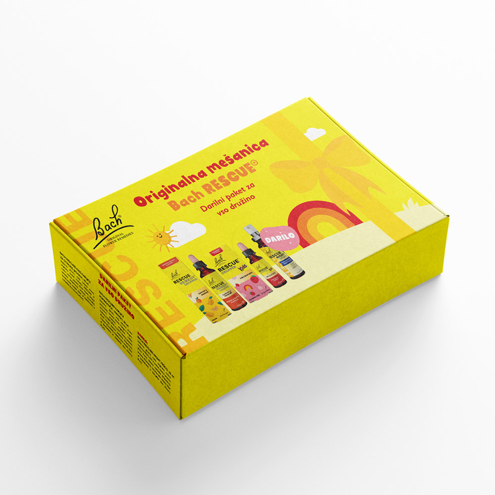 Bach Rescue, darilni paket za vso družino (10 ml + 2 x 20 ml)