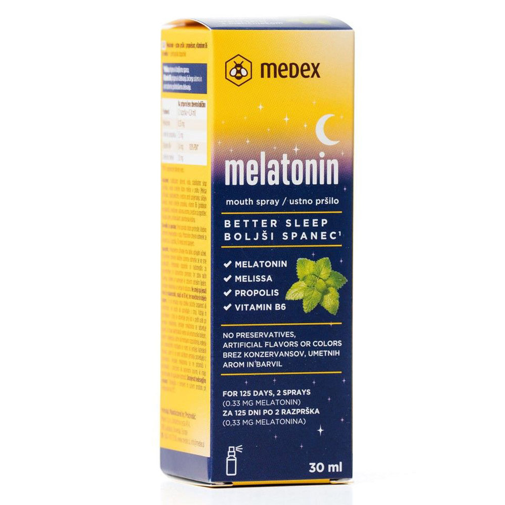 Melatonin Medex, ustno pršilo (30 ml)