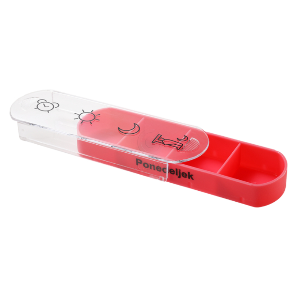 Mediblink Stela M012, tedenska posodica za tablete - 4x/dan (1 kos)