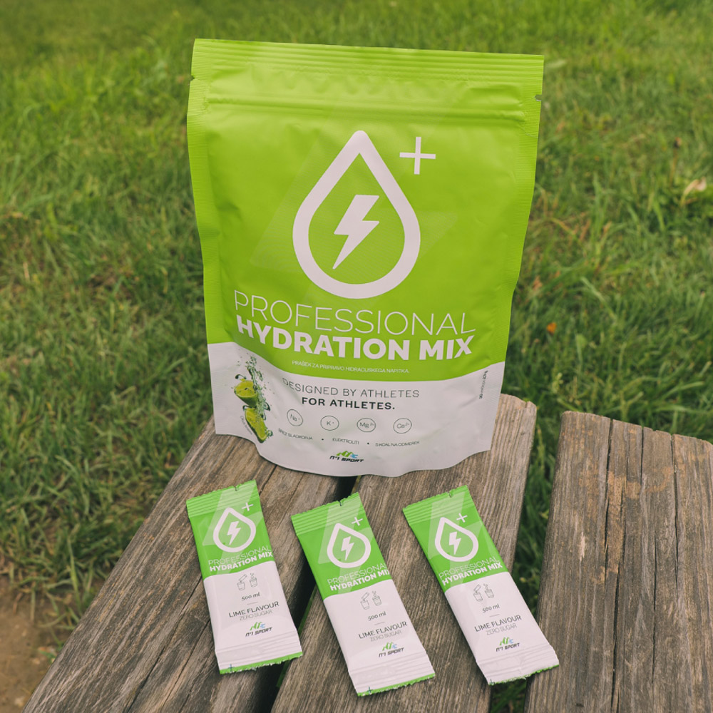 N°1 Sport Professional Hydration Mix, hidracijski napitek za športnike z elektroliti v prašku - vrečke (30 x 2,9 g)
