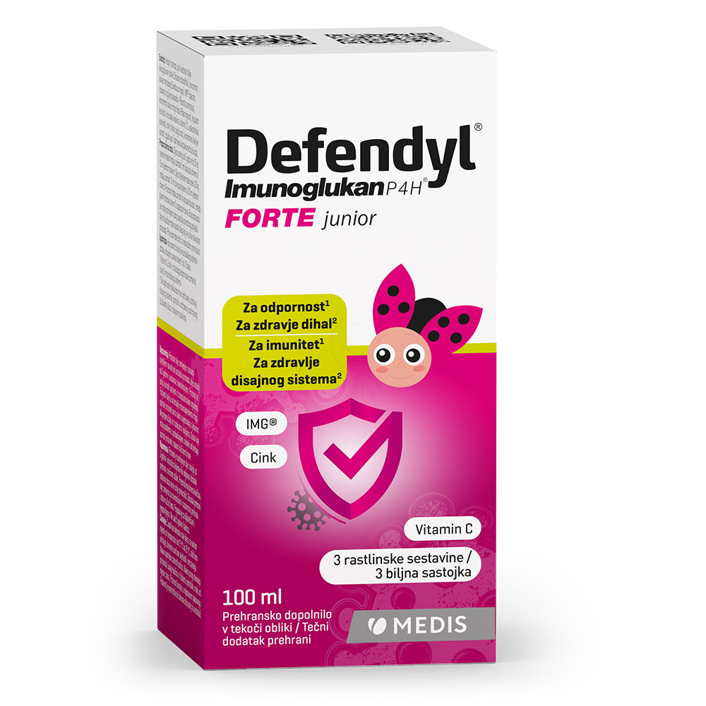 Defendyl-Imunoglukan P4H Forte junior, tekočina (100 ml)
