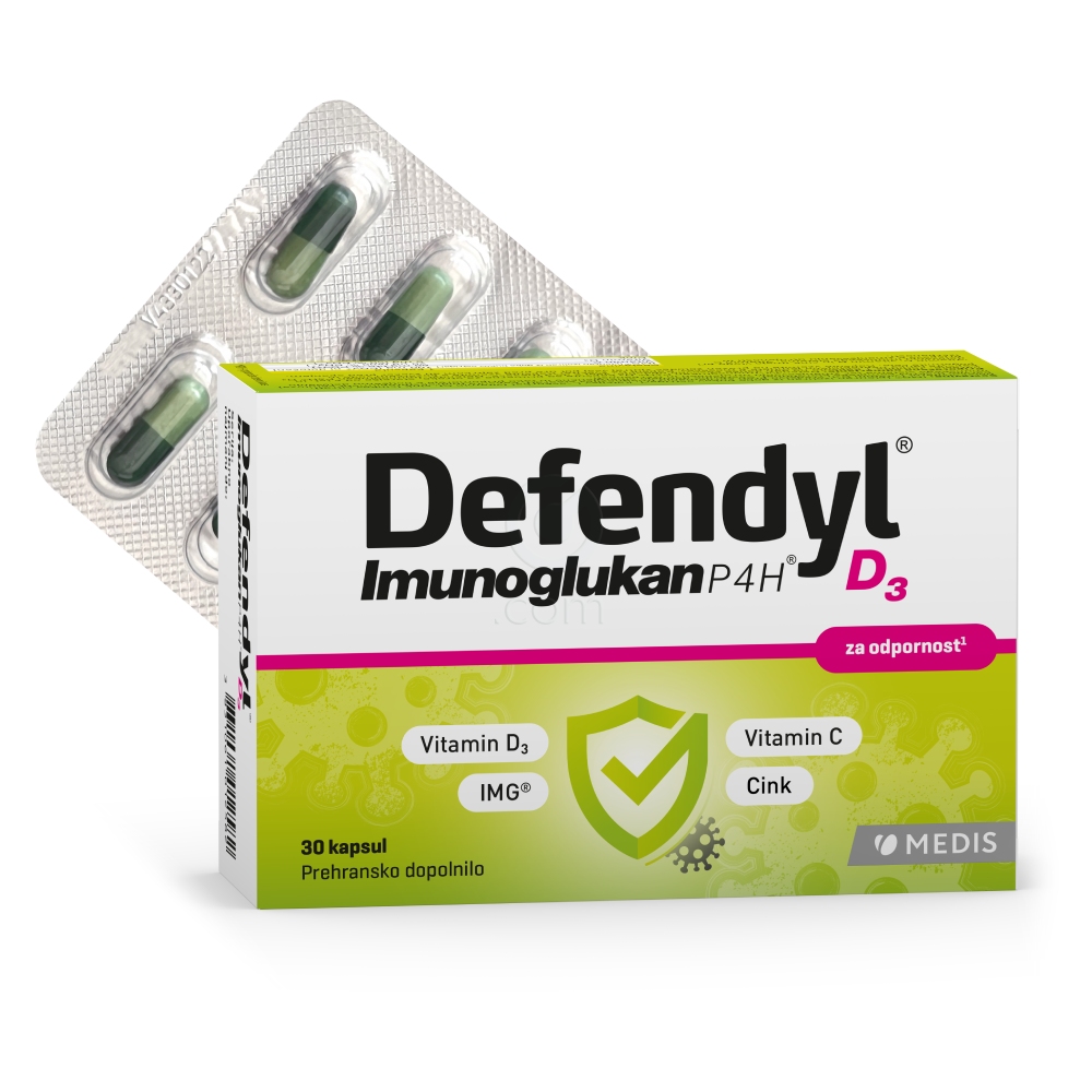 Defendyl-Imunoglukan P4H D3, kapsule (30 kapsul)
