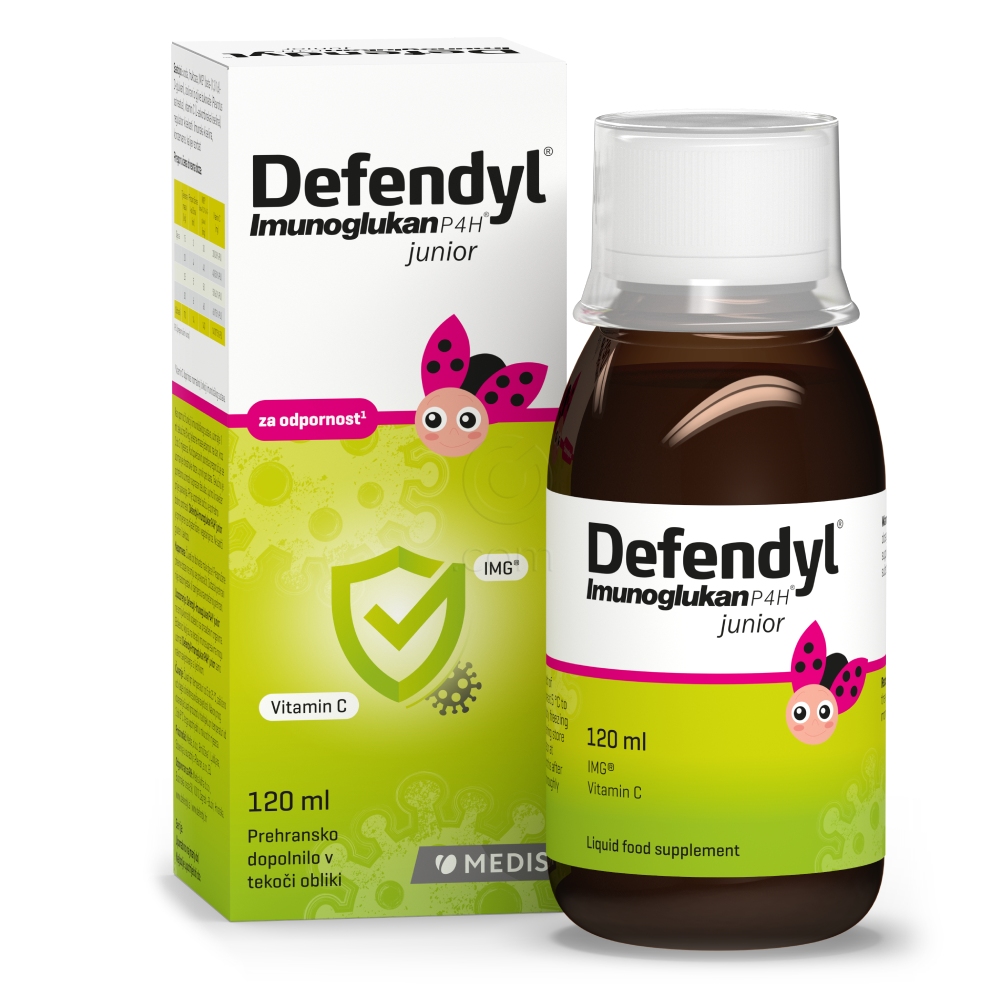 Defendyl-Imunoglukan P4H junior, tekočina (120 ml)